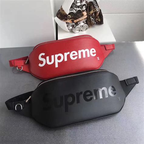 supreme lv fanny pack replica|louis vuitton supreme bumbag.